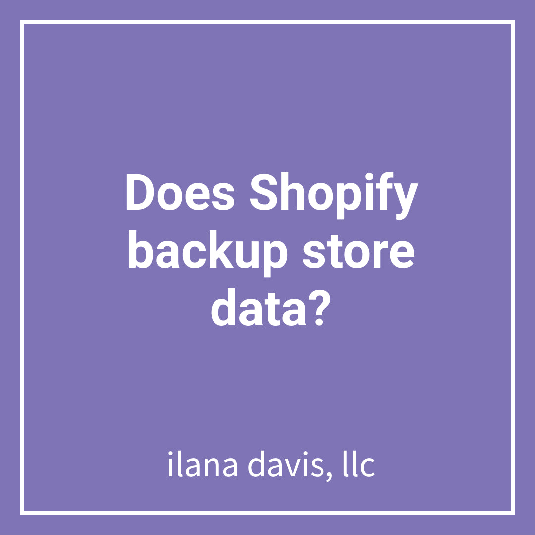 Backups for Shopify - FAQ - Rewind